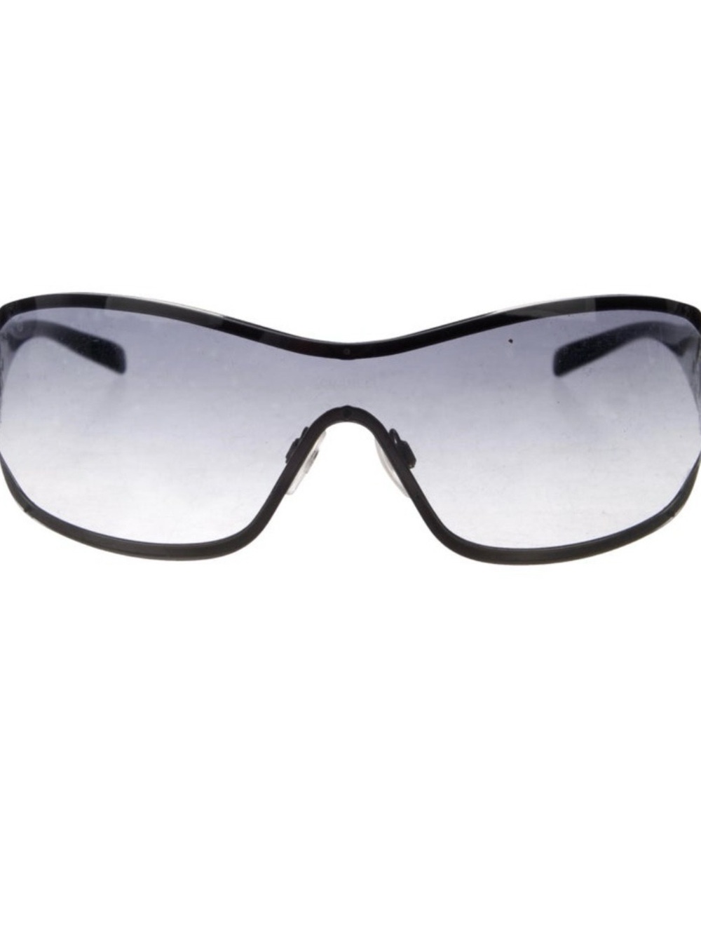 CHANEL Black Gradient Camellia Shield Sunglasses - Picture 3 of 11